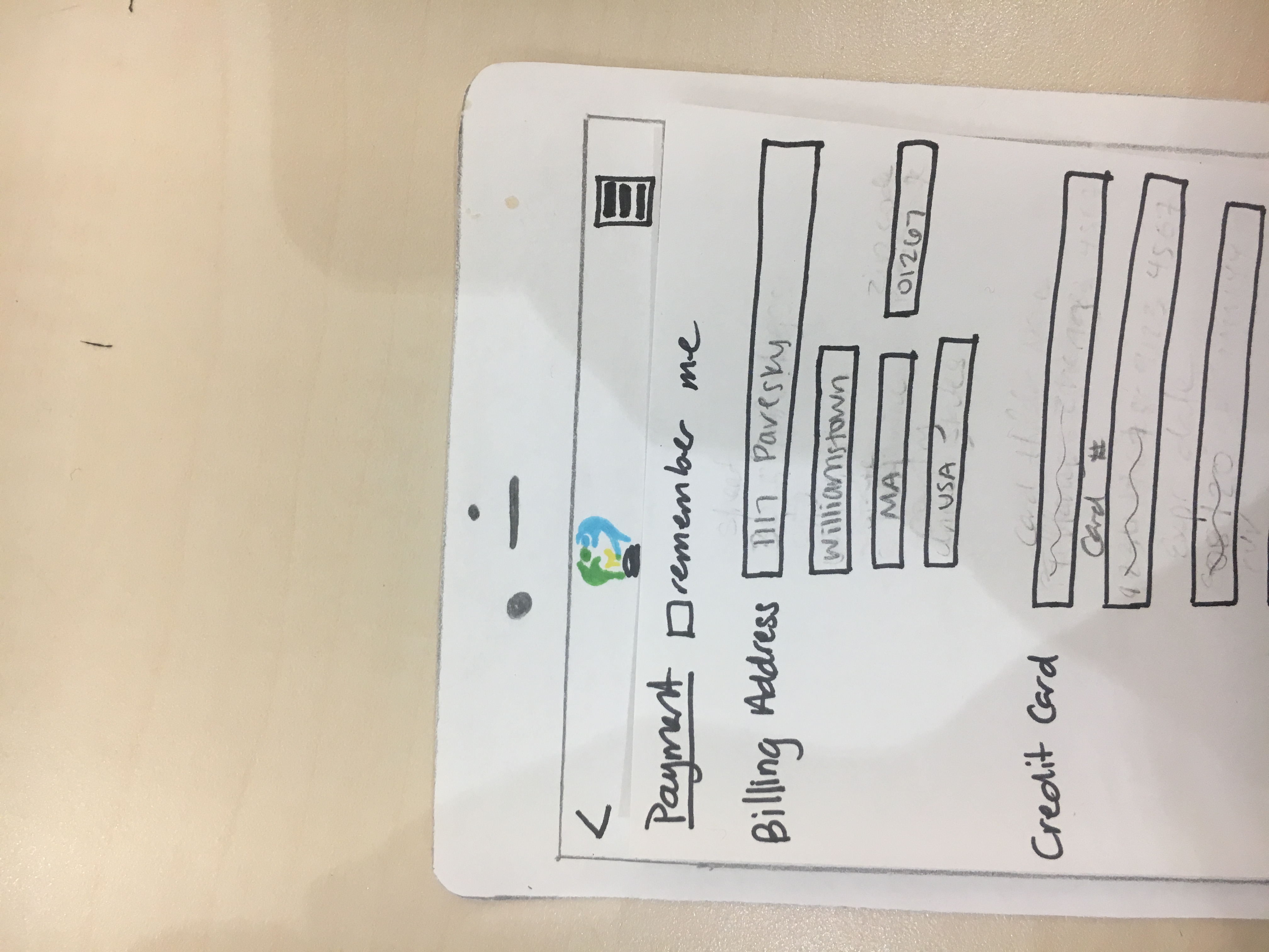 Store Credit Card Info