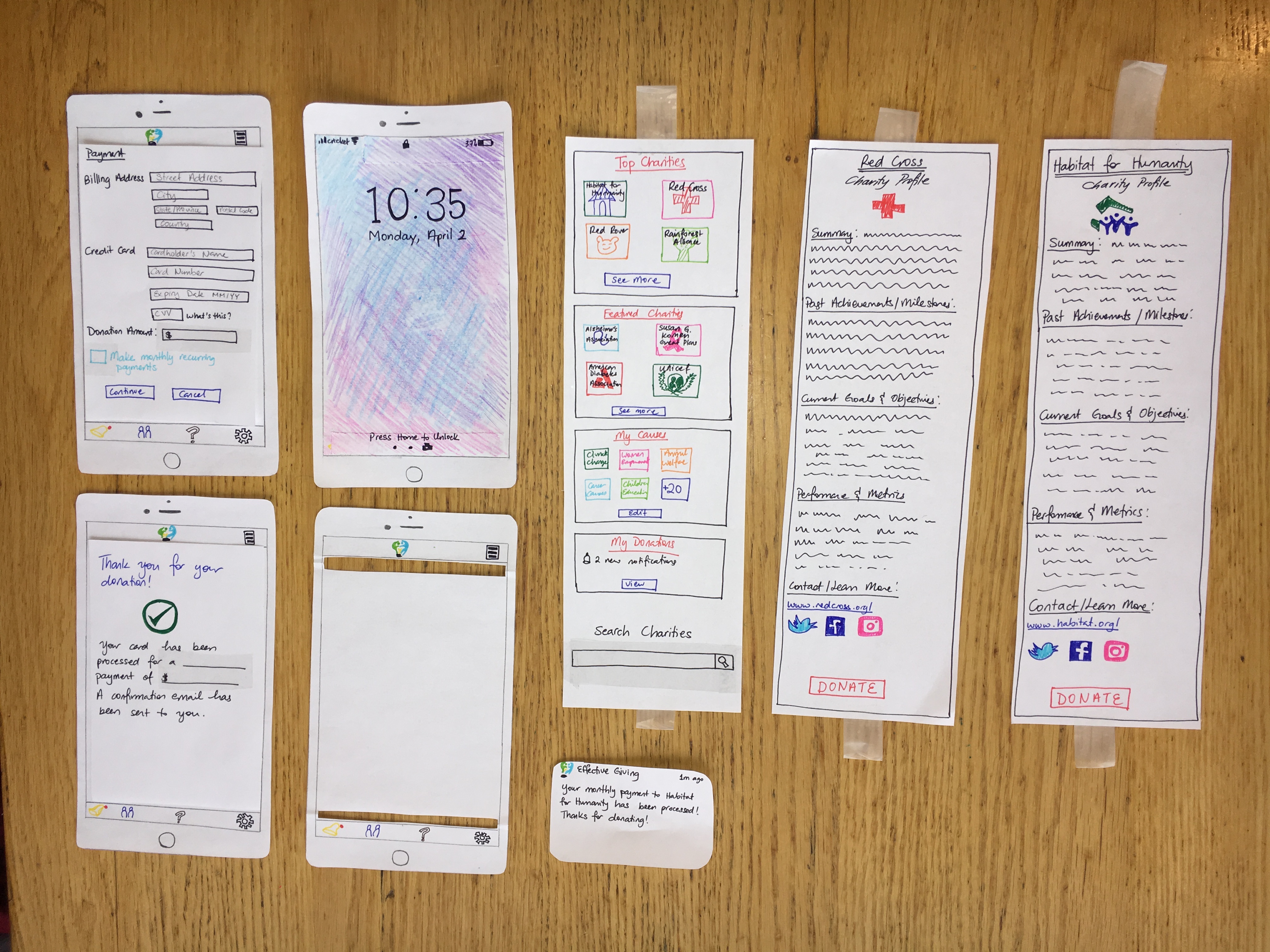 Paper prototype
